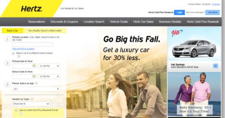 全球連鎖的租車公司Hertz，遍布147個國家和地區(qū)