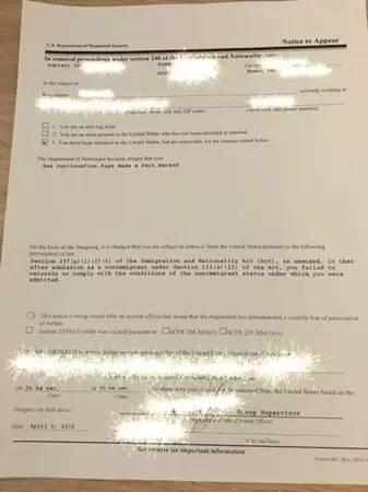 學生收到的法院傳票