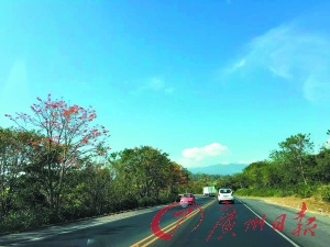 自駕路上。