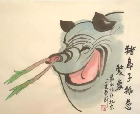 “豬鼻子插蔥——裝象”，用這句話形容山寨社團，恐怕再恰當不過