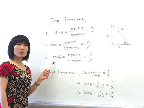 陳倩覺得當(dāng)老師最有成就感 。 