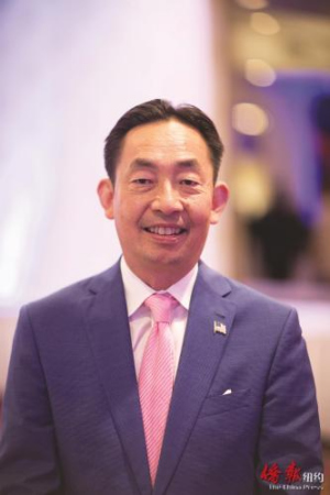 鷹木崖市議員梁智。（美國(guó)《僑報(bào)》）