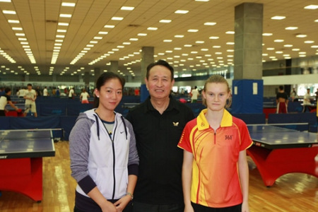 林賽和名教頭王大勇、世界冠軍北體大教師牛劍鋒合影