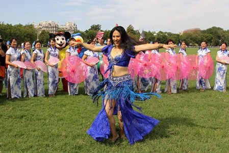 慶祝2016中美旅游年 文藝表演亮相白宮草坪