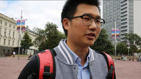 伏同學(xué)，中國(guó)，工程碩士專業(yè)學(xué)生。(新西蘭天維網(wǎng)圖片)