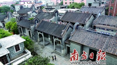 黃埔村嶺南古民居保存完整。符超軍 攝
