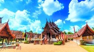 清邁的特色建筑。