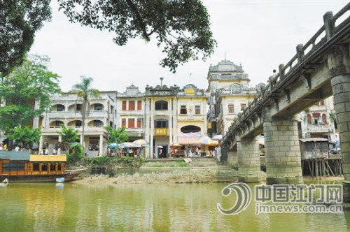 開(kāi)平赤坎鎮(zhèn)因其特色騎樓聞名天下。江門(mén)日?qǐng)?bào) 鄧國(guó)一