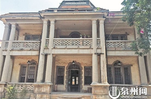 泉州奇園洋樓主體結(jié)構(gòu)保存完好，外墻修復(fù)大體完成。 泉州晚報(bào)