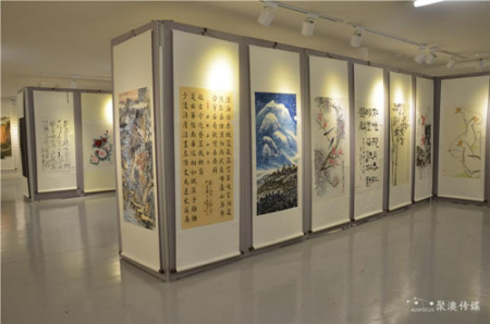 部分作品展。(澳洲聚澳國際傳媒集團(tuán) 資料圖)
