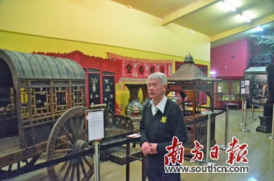 金龍博物館館長(zhǎng)雷揚(yáng)名。（南方日?qǐng)?bào)記者 金朱璽）