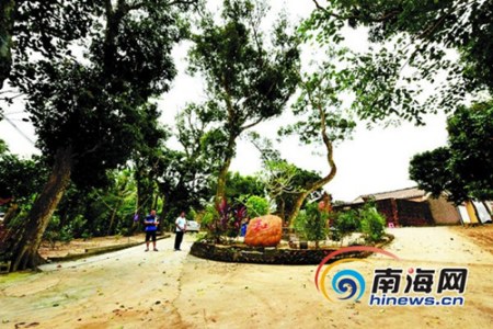 文昌茂園村村貌。文昌市工商聯(lián)供圖