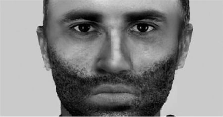 德國(guó)警方根據(jù)當(dāng)事人描述畫(huà)出的犯罪嫌疑人圖像