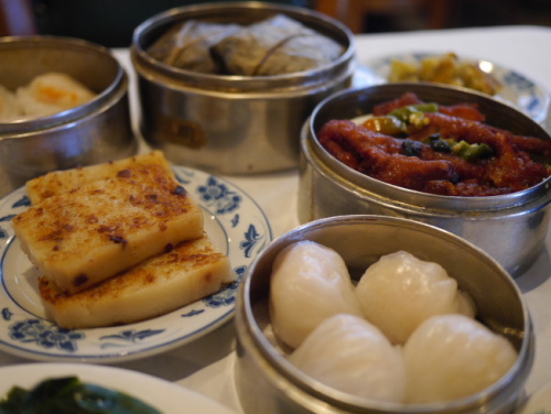 除了雜碎、炒飯外，環(huán)球后來也增加了飲茶。(美國《世界周刊》/黃惠玲 攝)