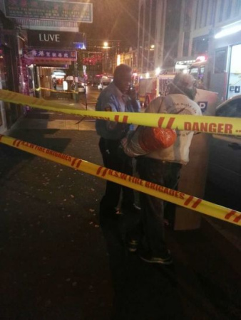 事故現(xiàn)場(chǎng)圖片。（澳洲《新快報(bào)》圖片）