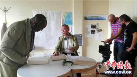 電影拍攝現(xiàn)場。(希臘《中希時報》資料圖)