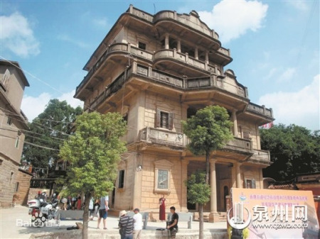 晉江梧林社區(qū)的華僑建筑（網(wǎng)圖）