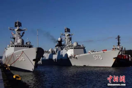 2016年12月，中國海軍艦艇編隊時隔十年后重訪加拿大