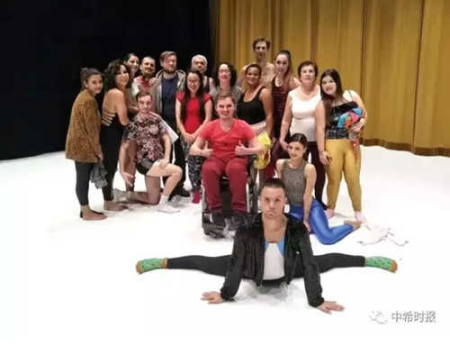 高嫣參與Gala舞蹈劇。（希臘《中希時(shí)報(bào)》）