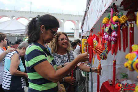 巴西首屆“歡樂春節(jié)”活動(dòng)現(xiàn)場 記者 王海林 攝