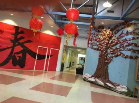 溫哥華學(xué)校春節(jié)裝飾