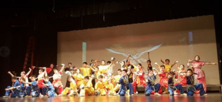 飛鷹功夫?qū)W院的武術(shù)表演