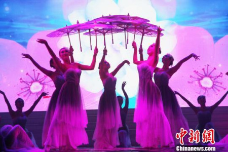 舞蹈《茉莉花開》。　林永傳　攝