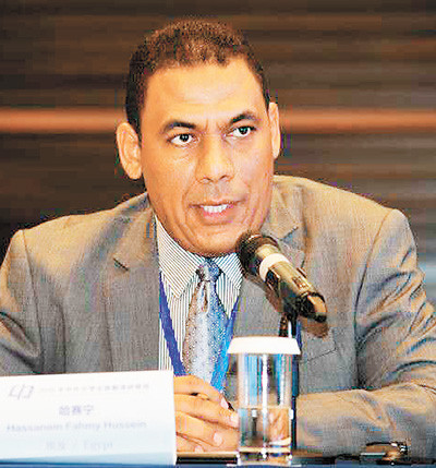 埃及青年翻譯家哈賽寧。 (資料圖片)