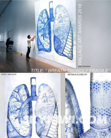 梁偉倫獲獎(jiǎng)作品。（新西蘭天維網(wǎng)圖片）