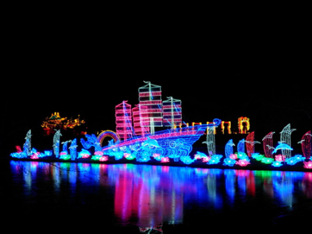 2017年倫敦奇幻彩燈節(jié)絲路主題彩燈