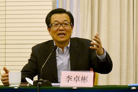 中國僑聯(lián)副主席、僑創(chuàng)聯(lián)盟理事長李卓彬出席并講話。 中國經(jīng)濟(jì)網(wǎng)記者 蘇琳攝。