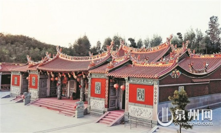 豐田蔡氏家廟巍峨壯觀，梧林蔡氏便是豐田蔡氏的派衍。