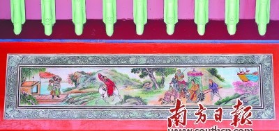 “幹蔭堂”內(nèi)的雕刻。何森垚 攝