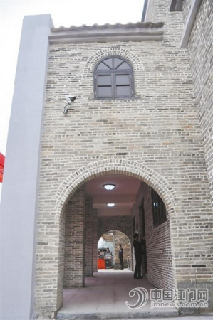 展館以嶺南建筑為主。