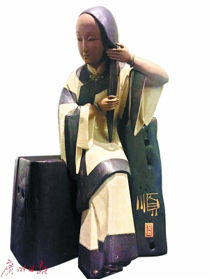 圖為曾力的作品《順》。（作者提供）