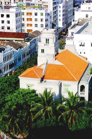 ?？诤ｊP(guān)得勝沙老街老辦公樓。 李幸璜 攝