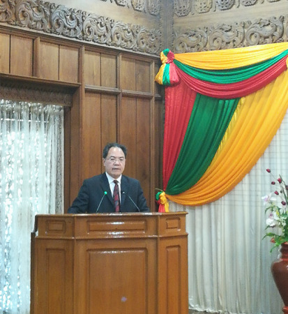 趙振華副秘書長(zhǎng)發(fā)表講話