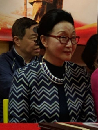 著名僑領(lǐng)、飛虎隊(duì)歷史委員會(huì)名譽(yù)主席方李邦琴。（僑報(bào)資料圖片，記者張苗攝）