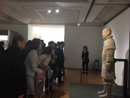 展覽現(xiàn)場。(日本《新華僑報》/王鵬 攝)