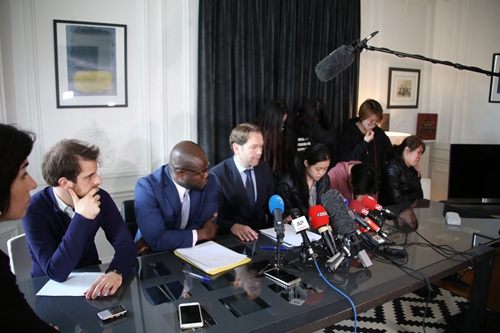 新聞發(fā)布會現(xiàn)場。（《歐洲時報》/黃冠杰 攝）