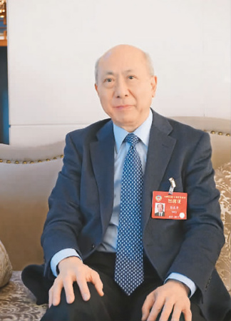 圖為陳成秀在今年全國(guó)兩會(huì)期間接受本報(bào)采訪。