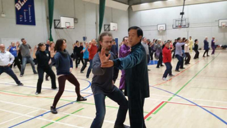 陳氏太極拳傳人赴愛丁堡授技藝。(英國《僑報》資料圖)