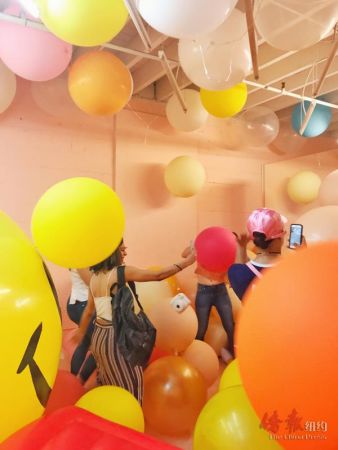 創(chuàng)意飲品快閃店將視覺藝術(shù)與美味記憶相結(jié)合。 (陳辰攝)