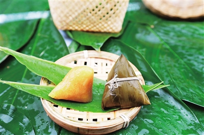 帶有濃郁香味的儋州粽子。