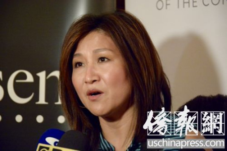 尼爾森亞太裔美國(guó)人外部顧問(wèn)委員會(huì)成員尼娜宋(Nina Song)。(美國(guó)《僑報(bào)》/夏嘉 攝)