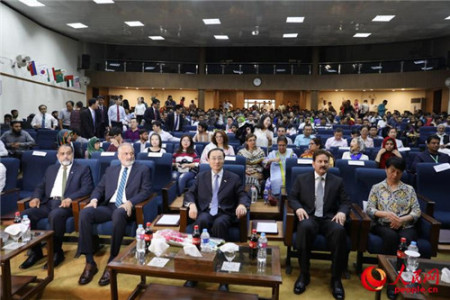 圖為比賽現場(人民網記者 徐偉 攝)