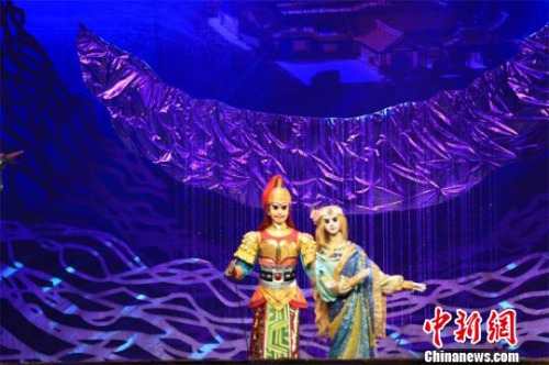 《絲路駝鈴》劇情主人公。　王爵 攝