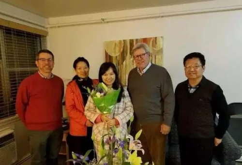 羅格斯大學校領導看望肖雅清及親屬