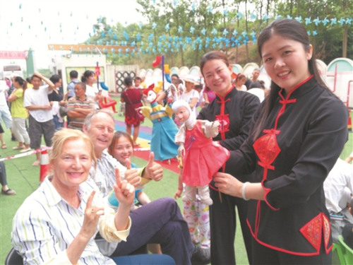 演員與臺下觀眾互動