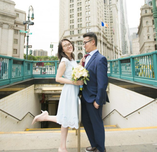 拍婚照不一定要選著名景點，對新人自己有意義就好。(“Lizadia”來／提供)